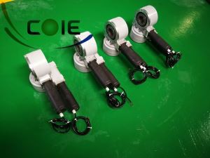 Gecombineerde zwenkaandrijving met dubbele zwenkaandrijving